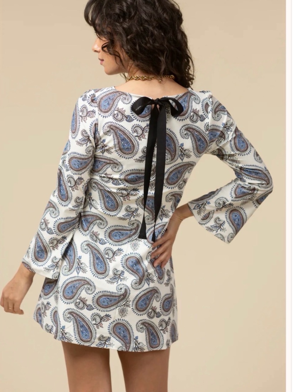 Smith & Quinn Paisley Long-Sleeve Maris Dress